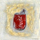 artwork of a can of coke (with Coca-Cola logo) by alex borissov - acrylic on canvas 2007 homage to Andy Warhol