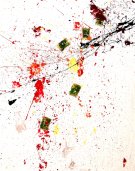 fun for some #2 - abstract painting by alex borissov - household paint on canvas 2007