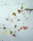 fun for some #3 - abstract painting by alex borissov - household paint on canvas 2007