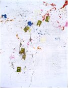 fun for some #4 - abstract painting by alex borissov - household paint on canvas 2007